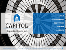 Tablet Screenshot of capitol-consulting.net